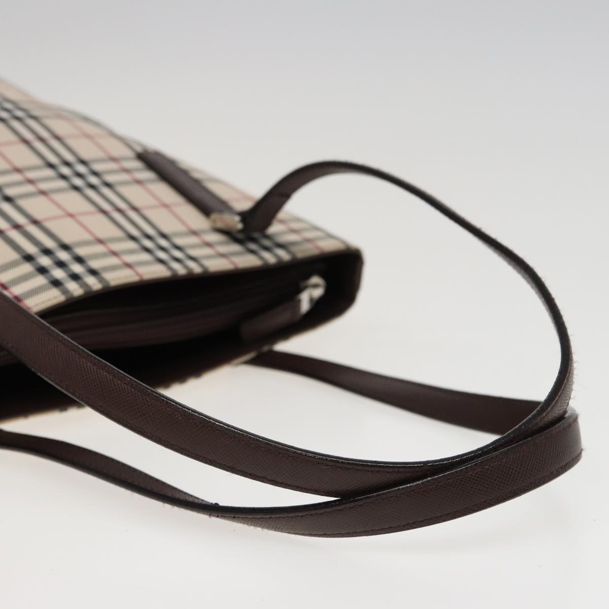 Burberry Nova Check Tote Bag Canvas Beige - 7
