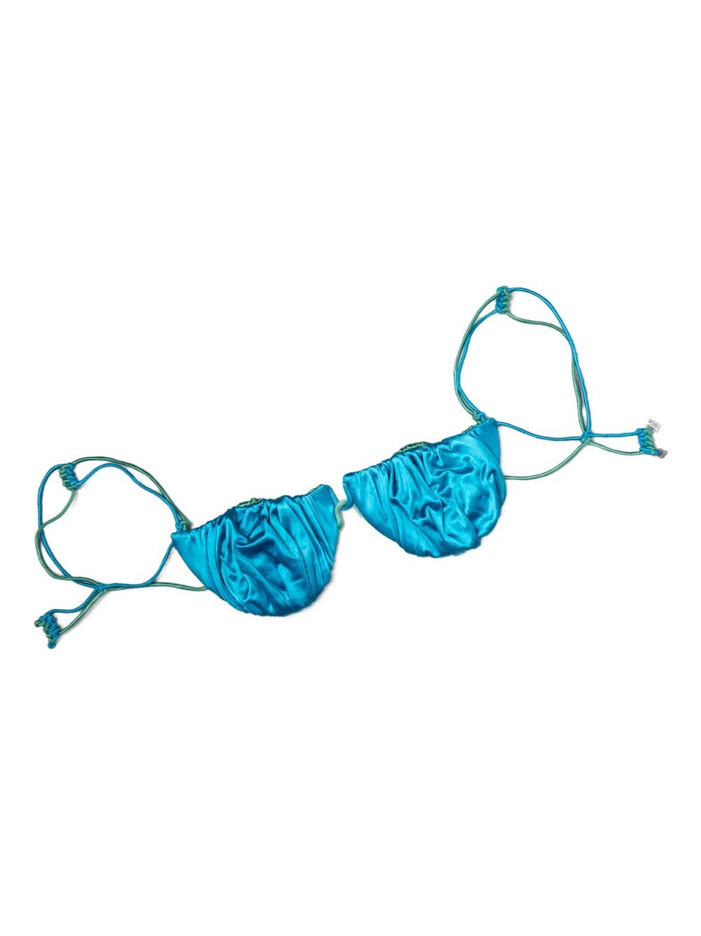reversible ruched bikini top - 3