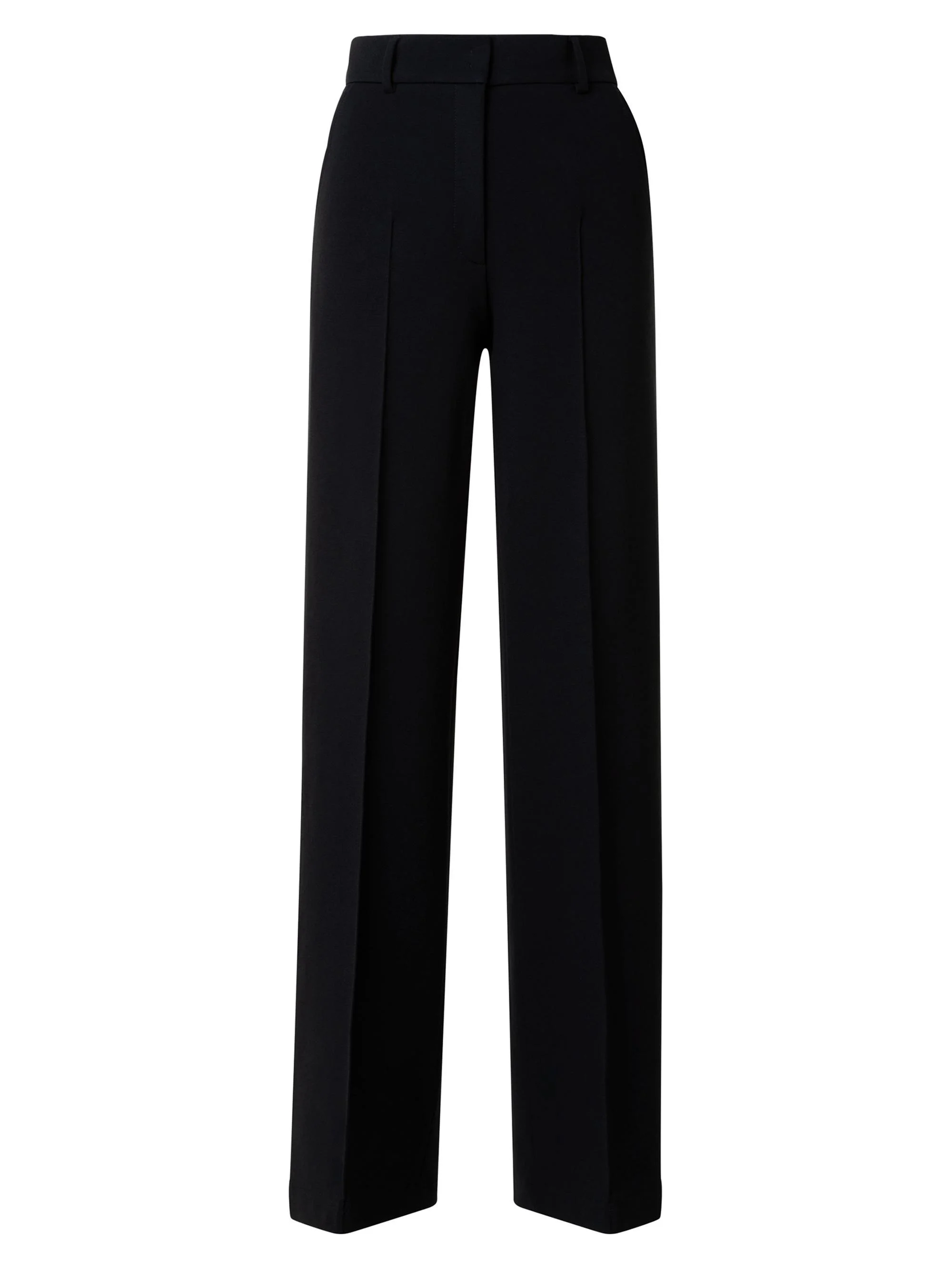 Women's Chiaro Wide-Leg Trousers - Black - 1