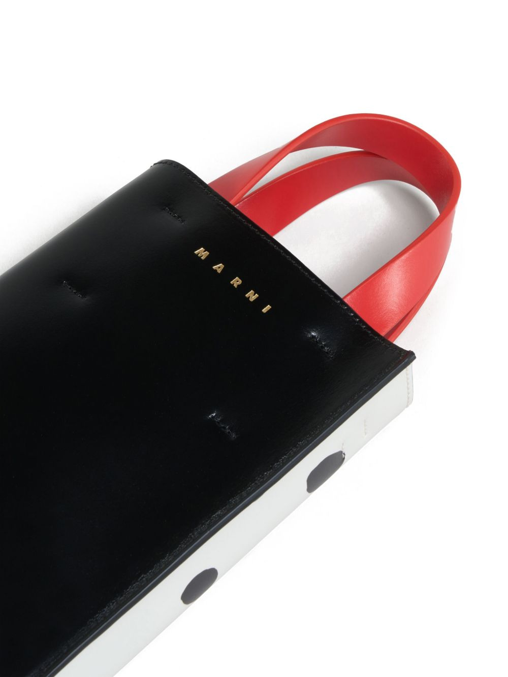 mini Museo polka-dot leather bag - 6