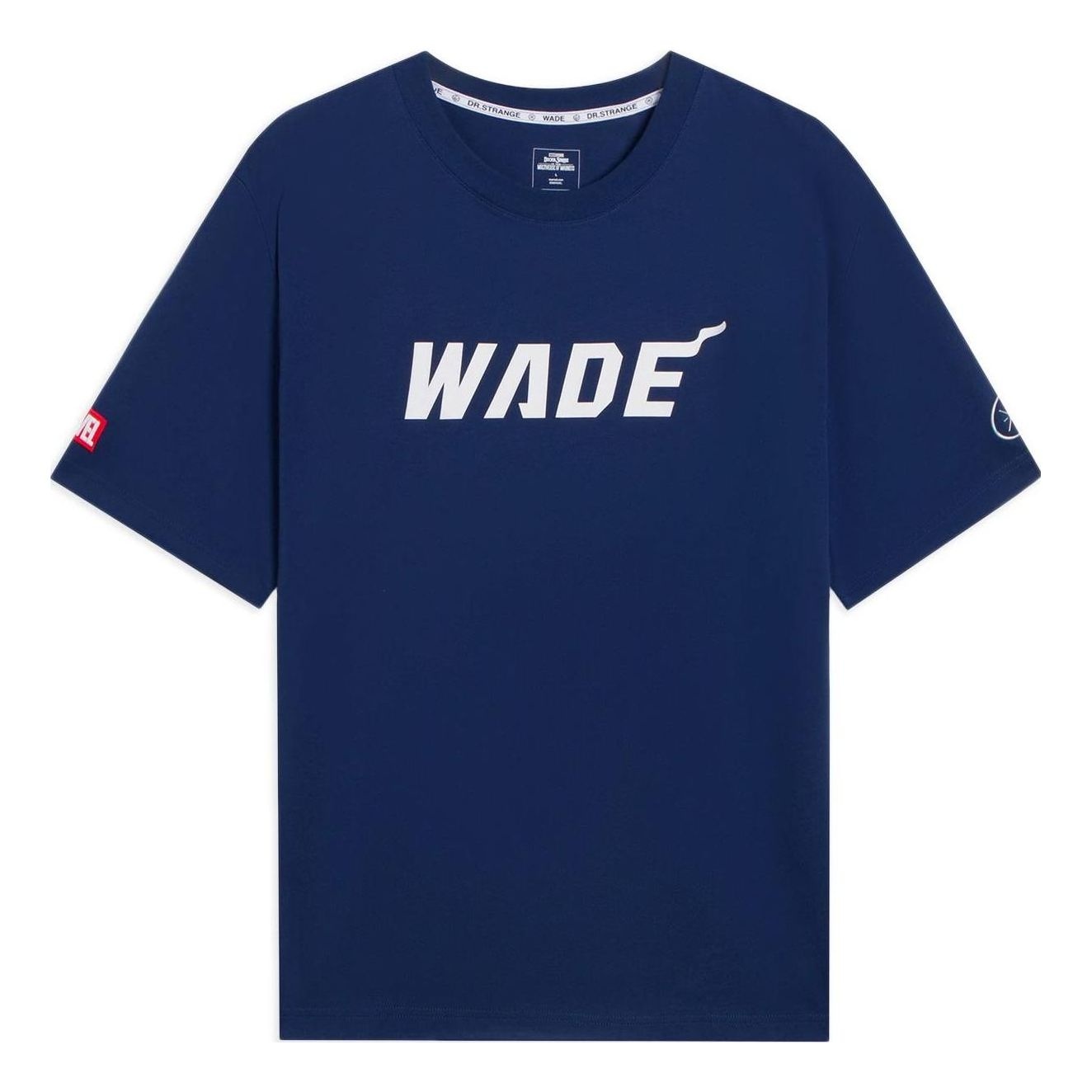 Li-Ning x MARVEL Way Of Wade Graphic T-shirt 'Navy' AHSSA13-3 - 1