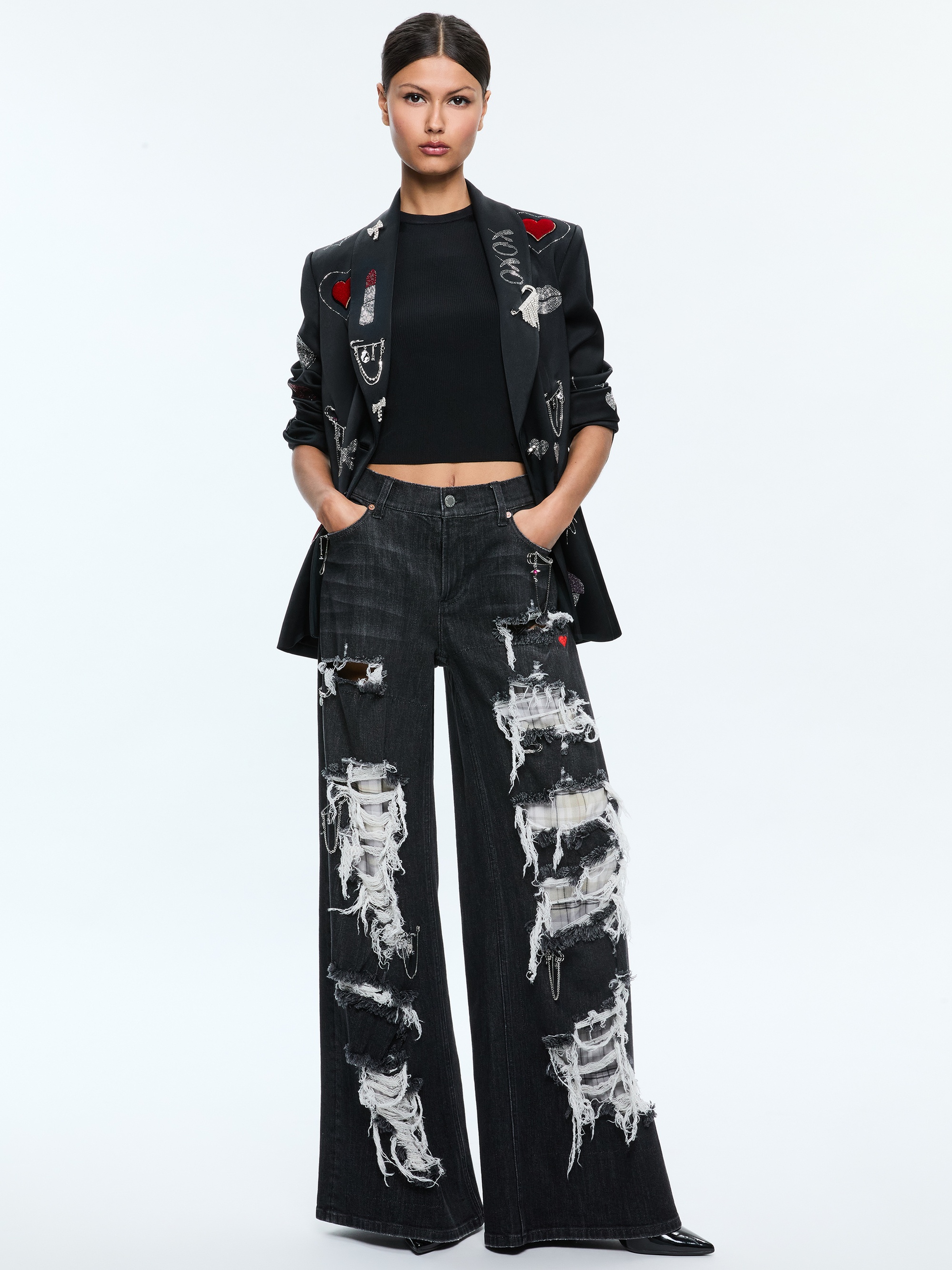 IVAN EMBELLISHED BLAZER - 6