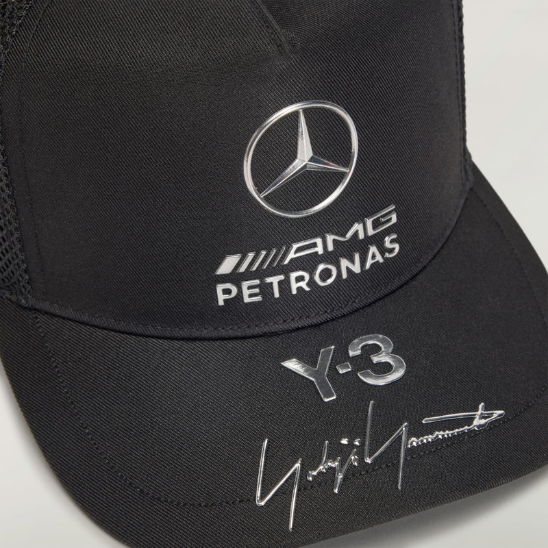 Y-3 MERCEDES-AMG PETRONAS FORMULA 1 TEAM TRUCKER CAP 3