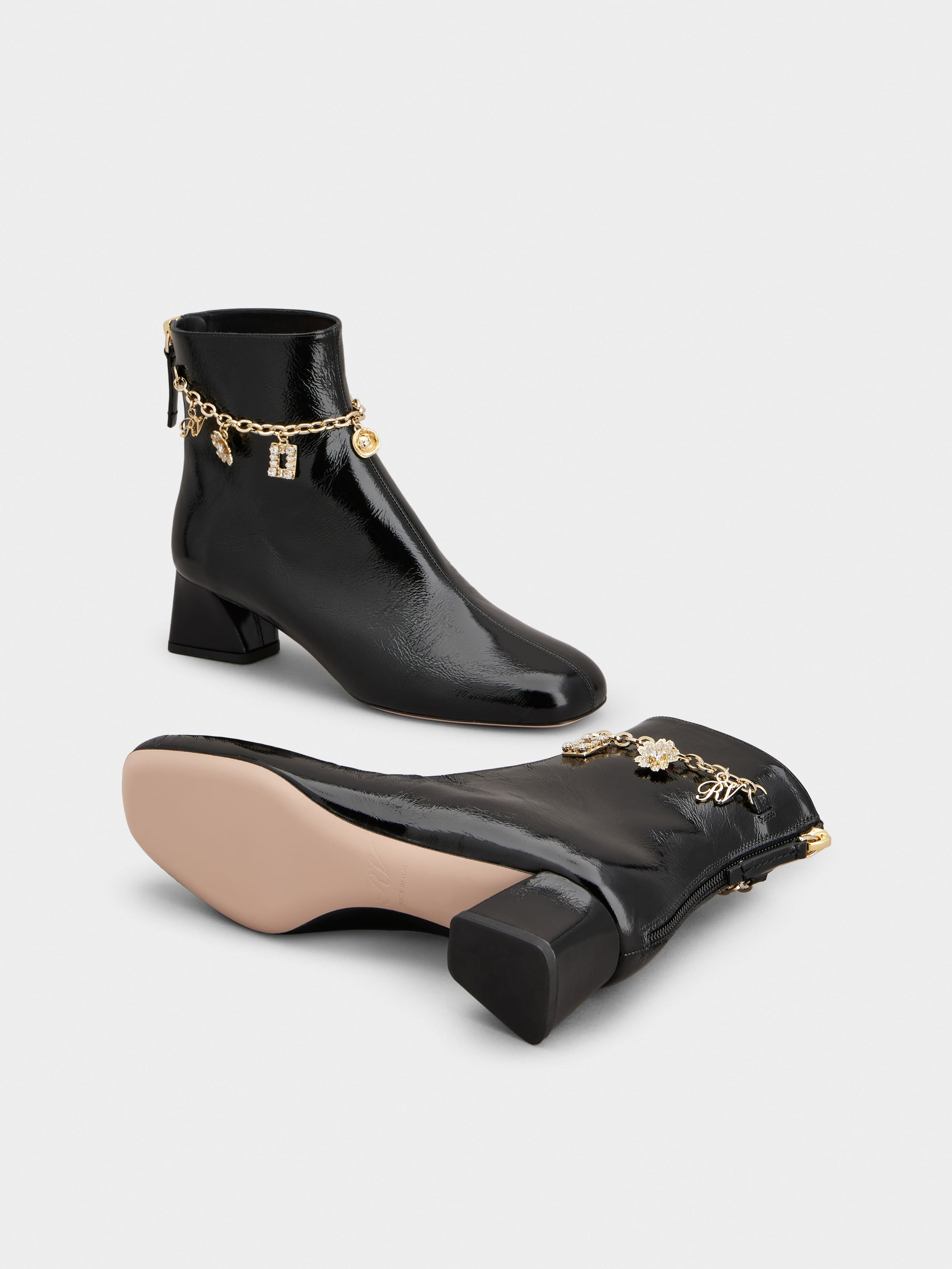 Très Vivier Booties in patent leather - 6
