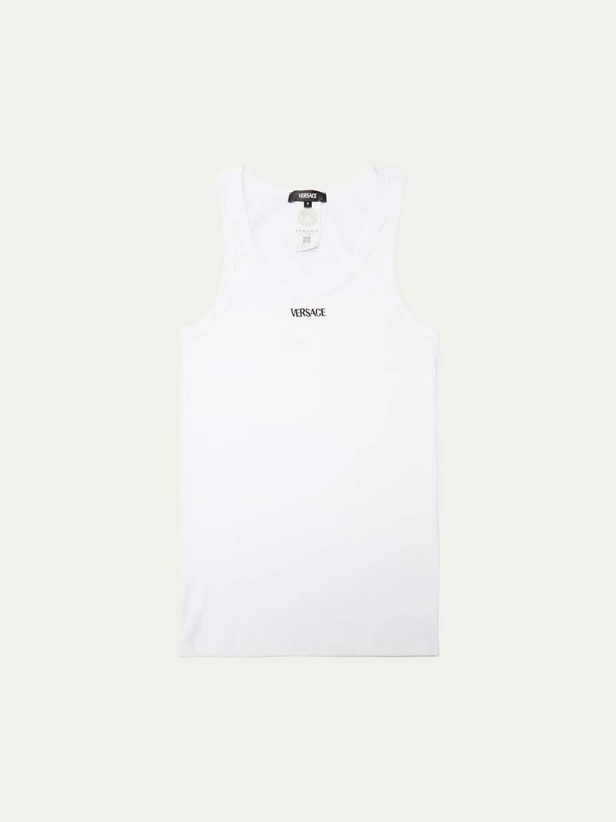 Men's Embroidered Logo Tank Top - 1