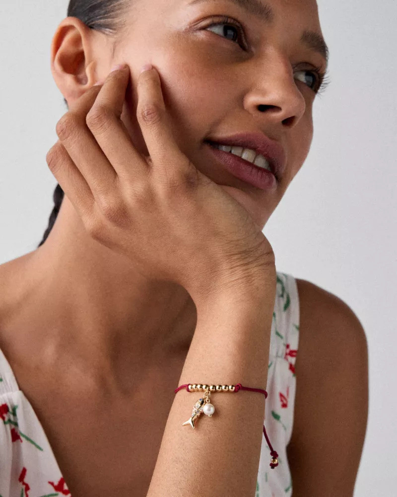 kate spade Summer Daze Fish Cord Bracelet outlook