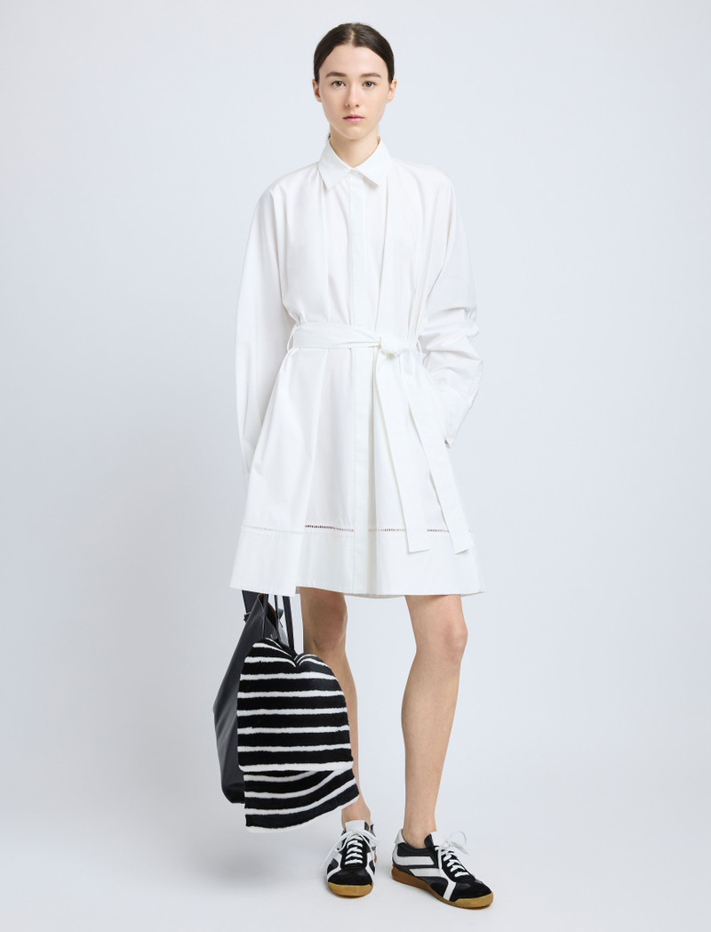 Proenza Schouler Sammy Dress in Eco Cotton Poplin outlook
