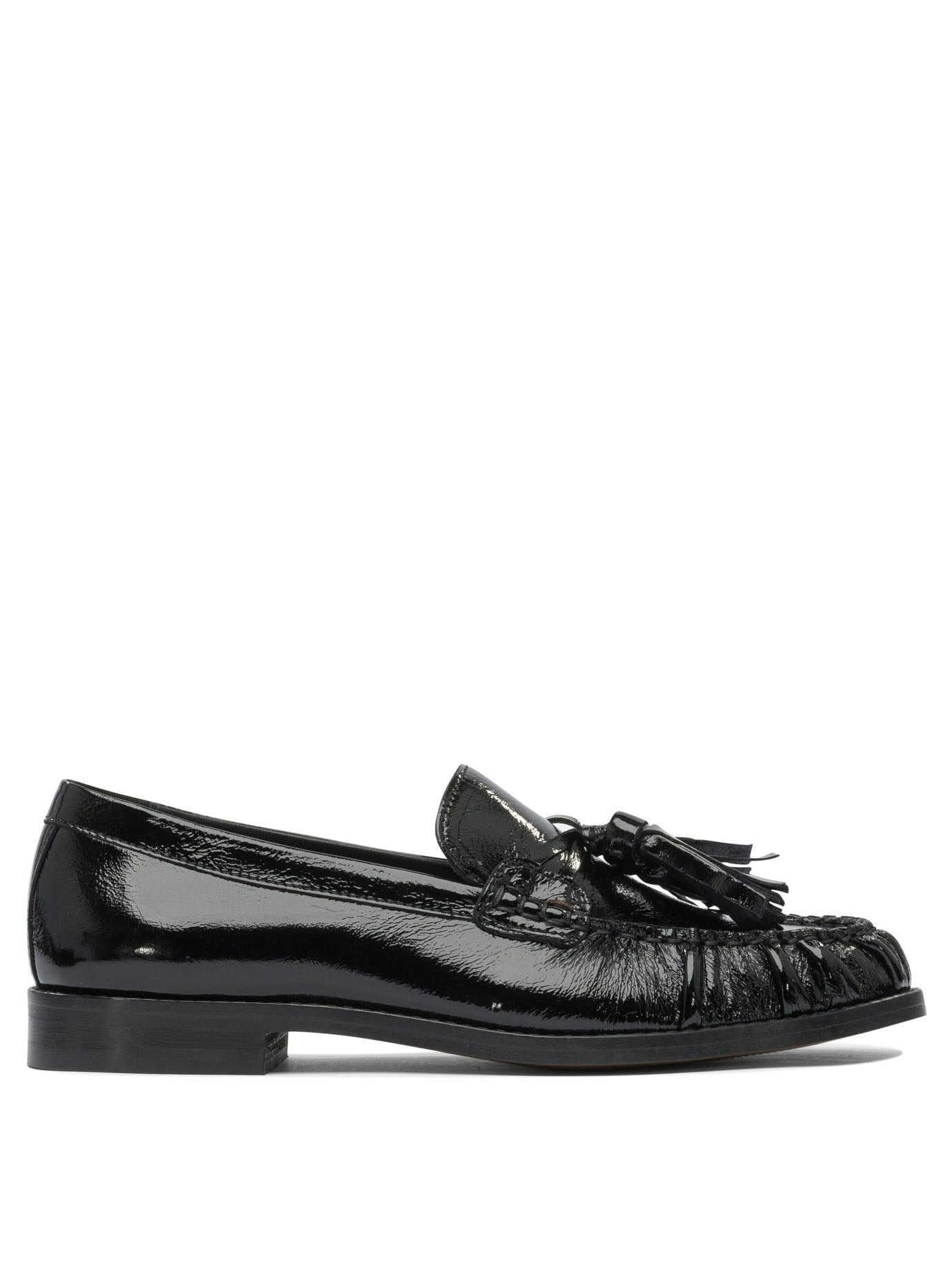 Alohas - Alohas Marietta Onix Black Leather Loafers - 1