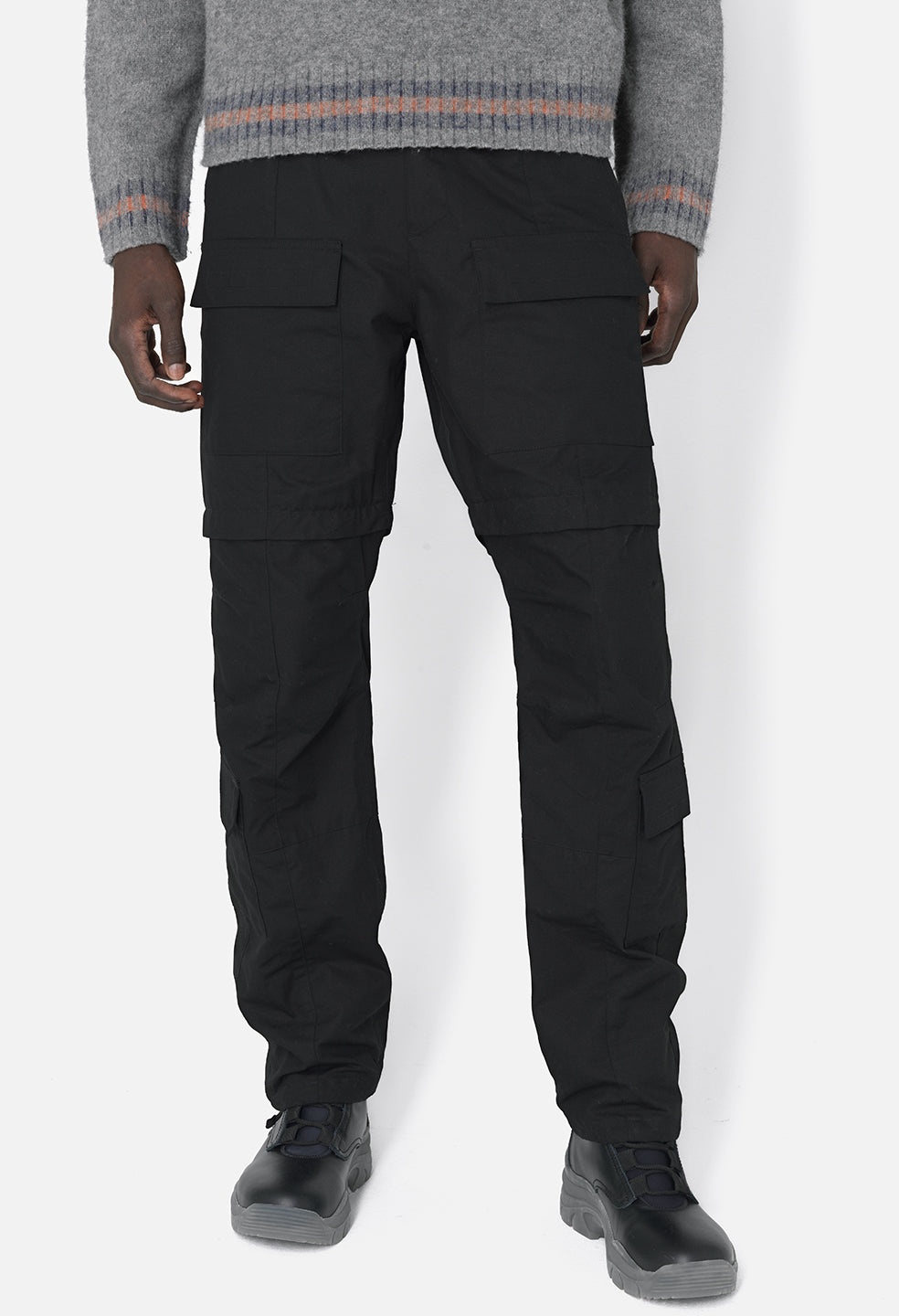 RIP STOP ZIP CARGO PANT - 2