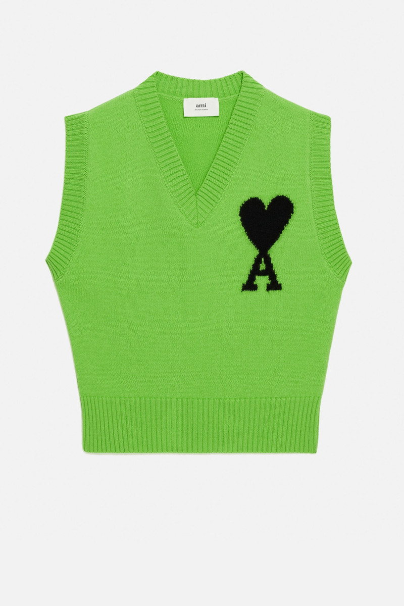 Ami De Coeur Sleeveless Sweater 1