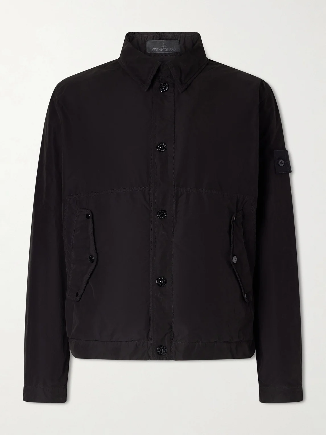 STONE ISLAND GHOST David Garment-Dyed Canvas Jacket - 1