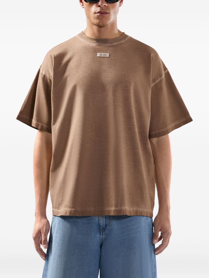 logo-detail cotton T-shirt 3