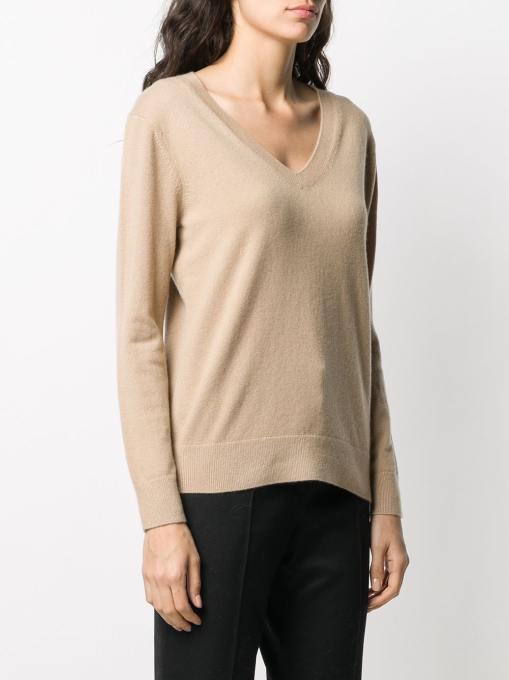 V-neck knitted jumper - 3