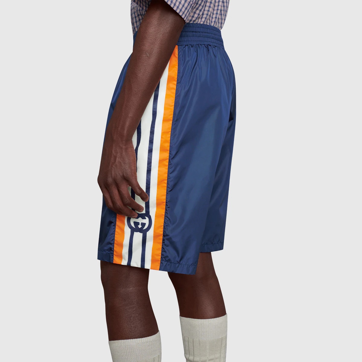 Swim shorts with Interlocking G - 5