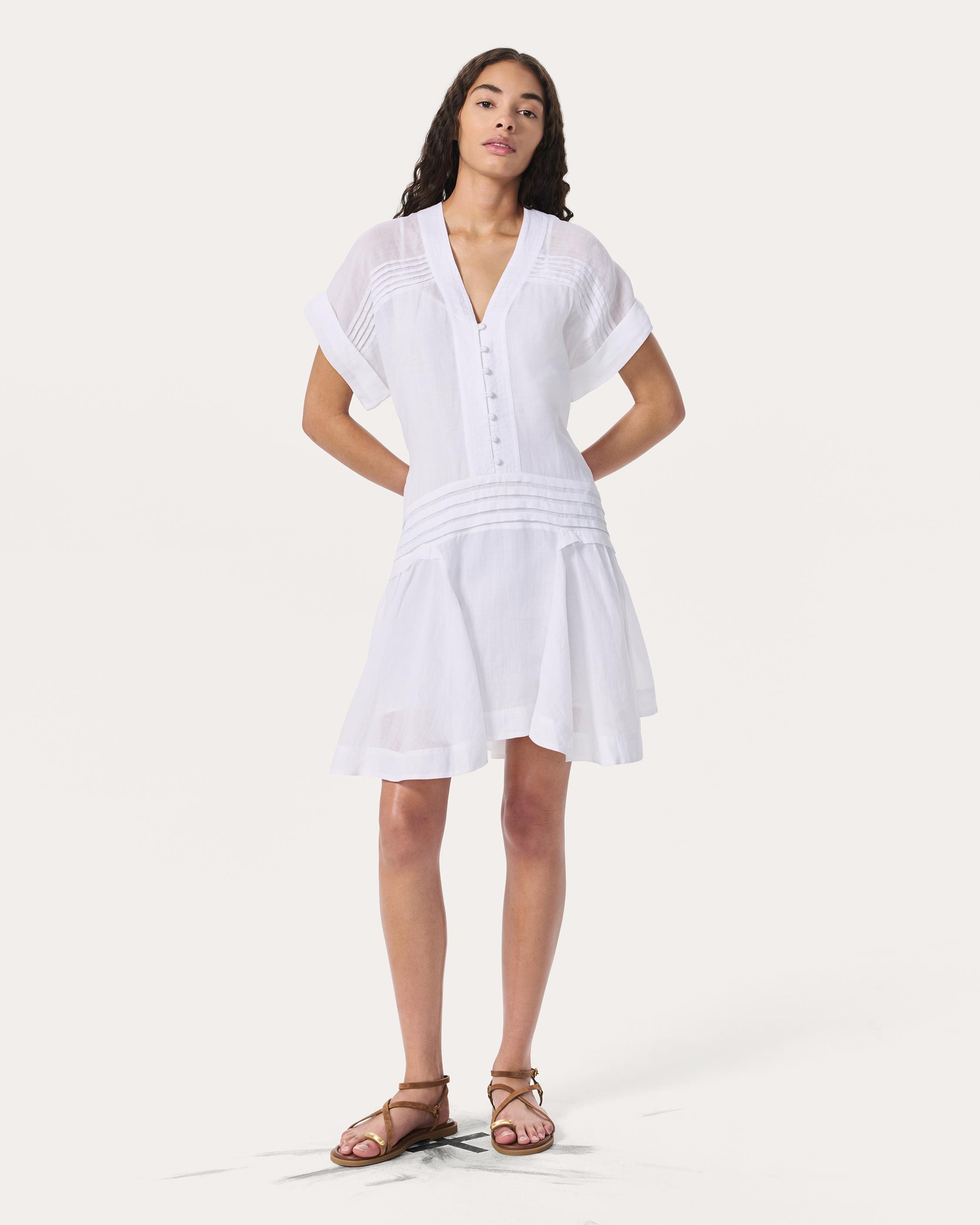 Viviana Pintuck Dress - 7