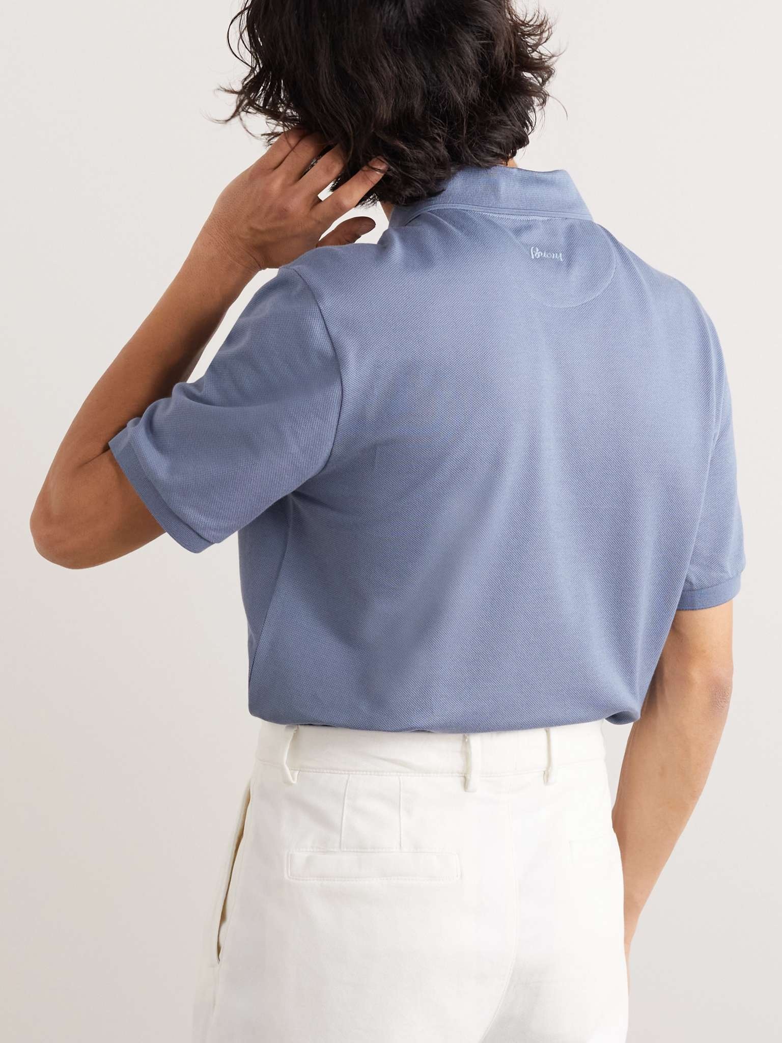 Cotton-Piqué Polo Shirt - 4