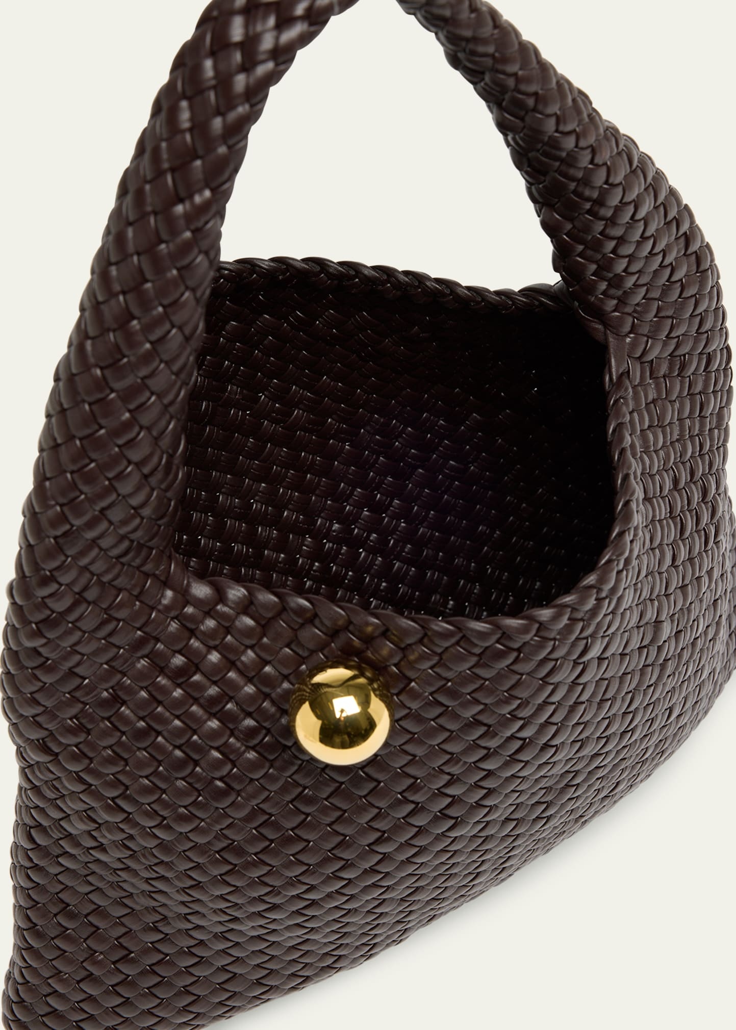 Tosca Intreccio Leather Shoulder Bag - 4