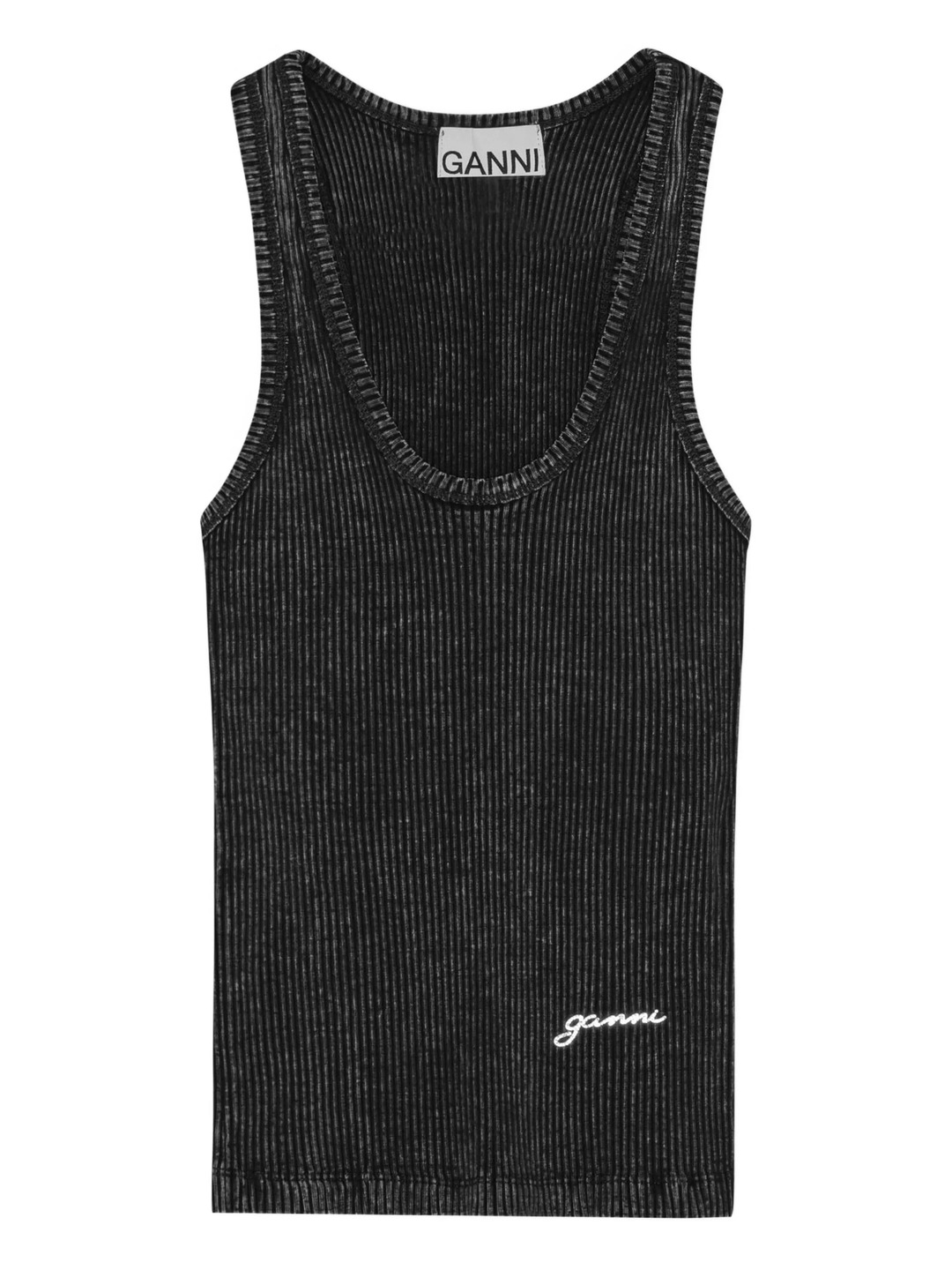 Heavy Rib Jersey Tank Top - 1