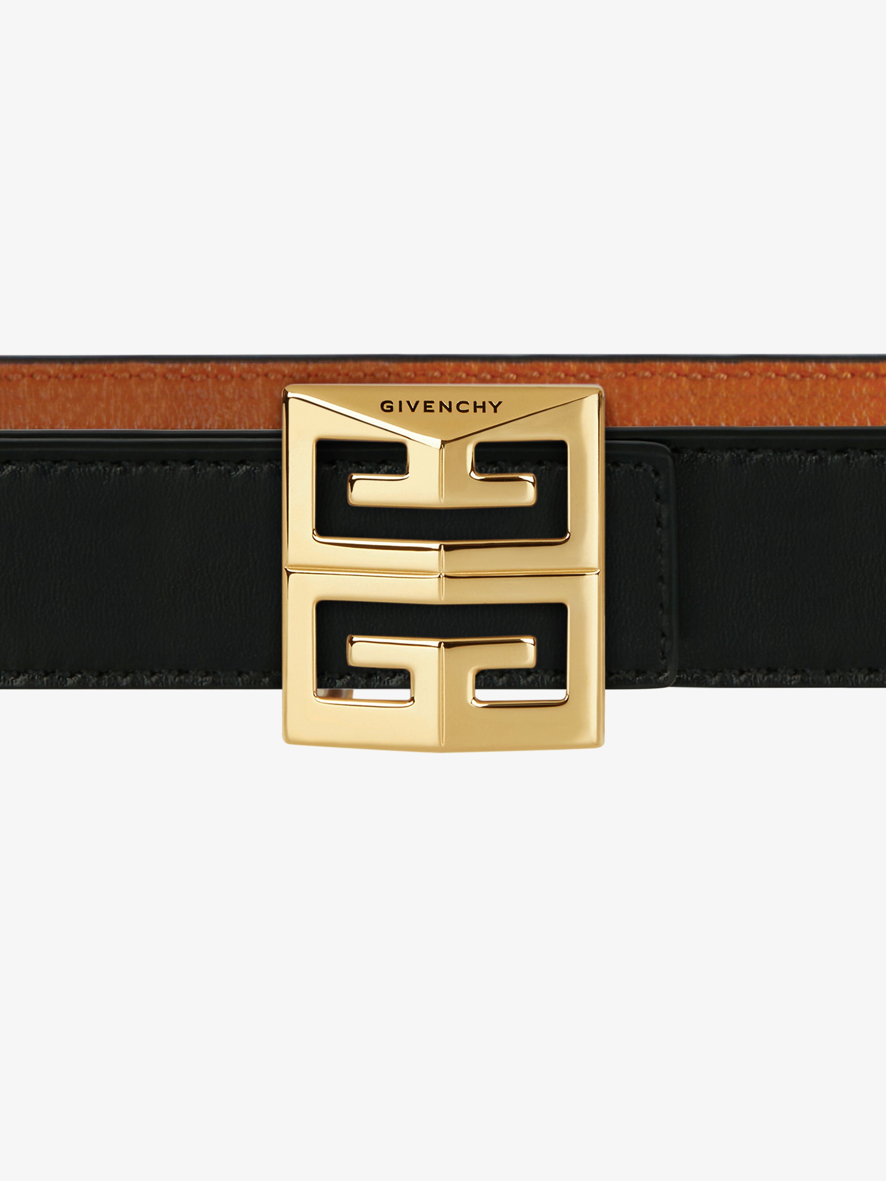 REVERSIBLE BELT IN BOX LEATHER - 5