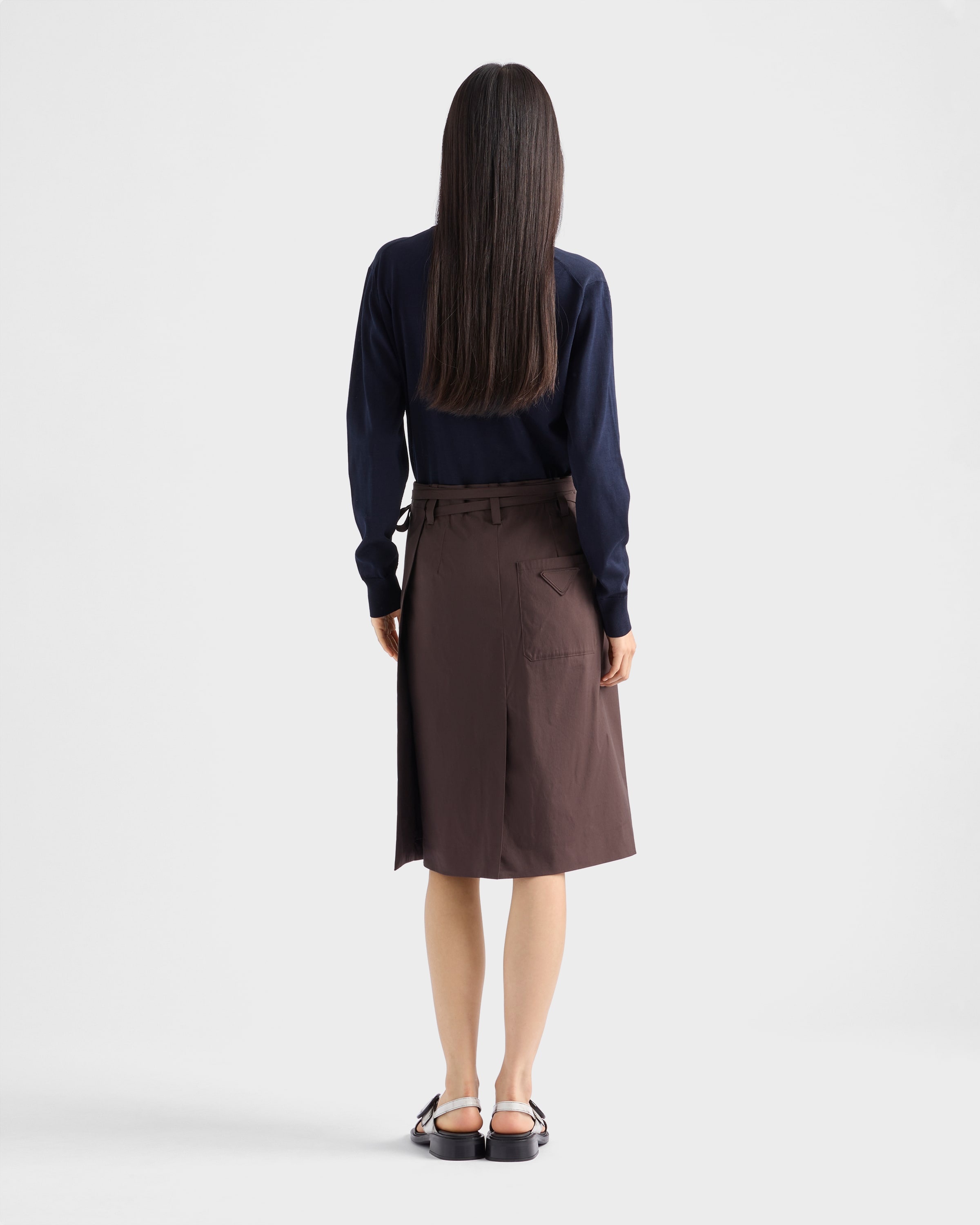 Poplin wrap skirt - 5