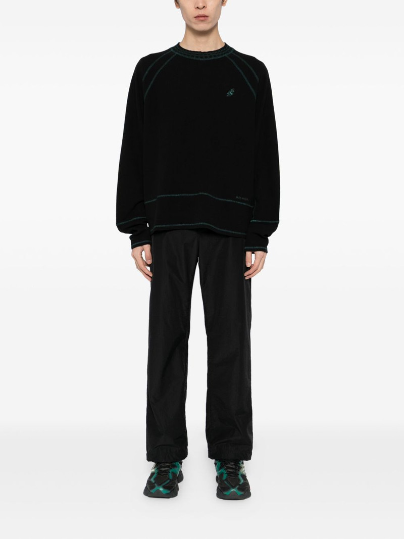 Asics slogan-embroidered T-shirt outlook