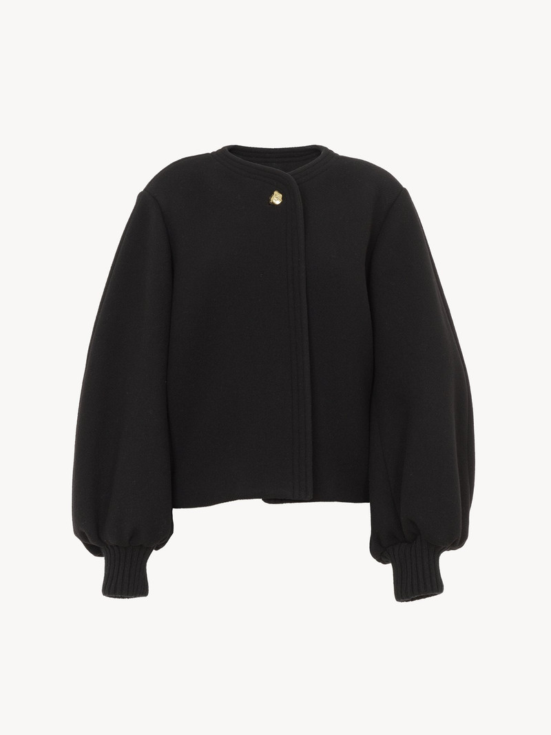 Chloé BALLOON-SLEEVE SHORT COAT outlook