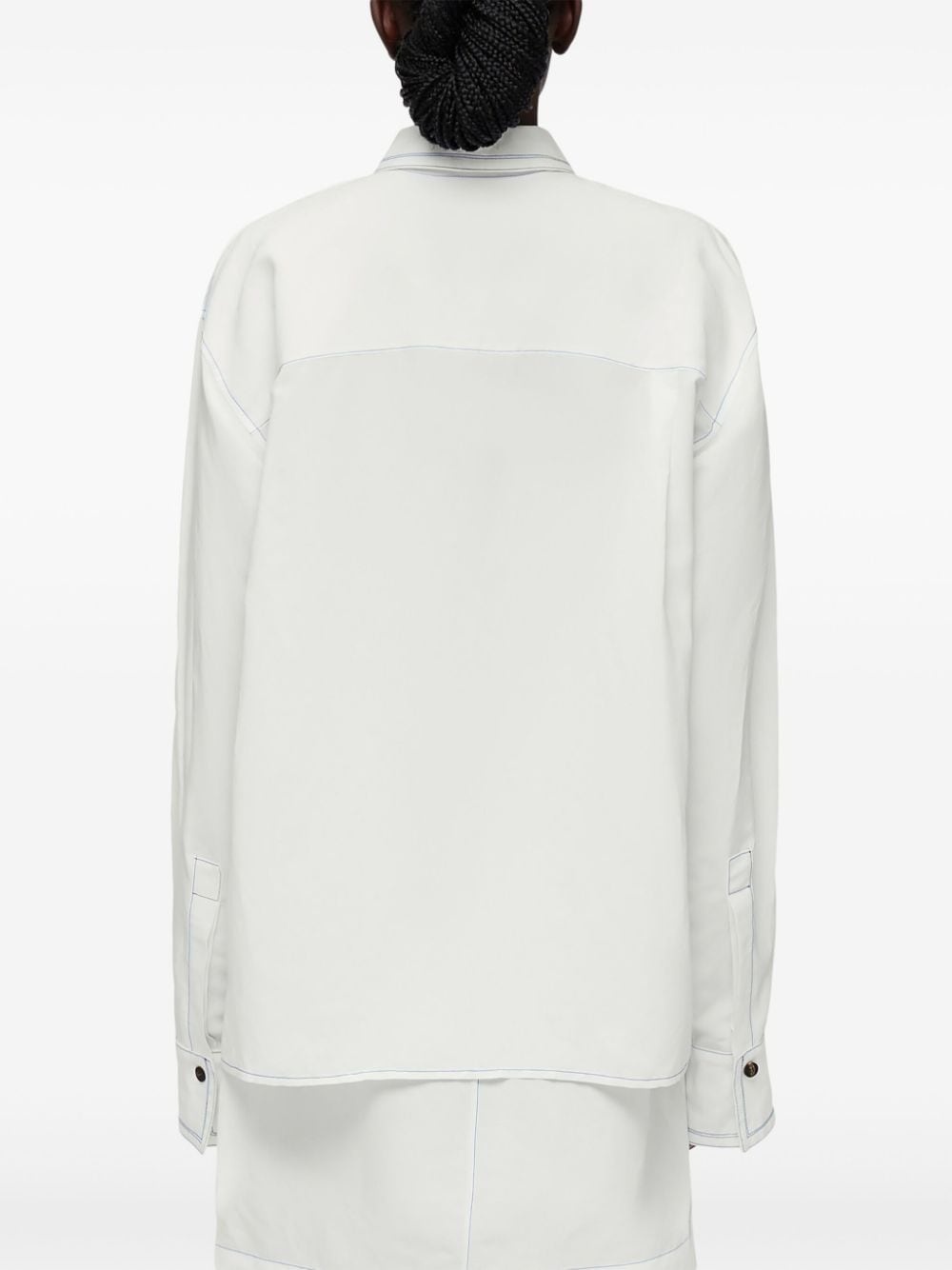 contrast-stitched shirt - 4