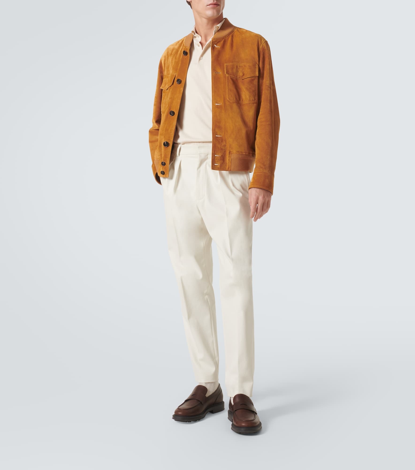 Suede bomber jacket - 2