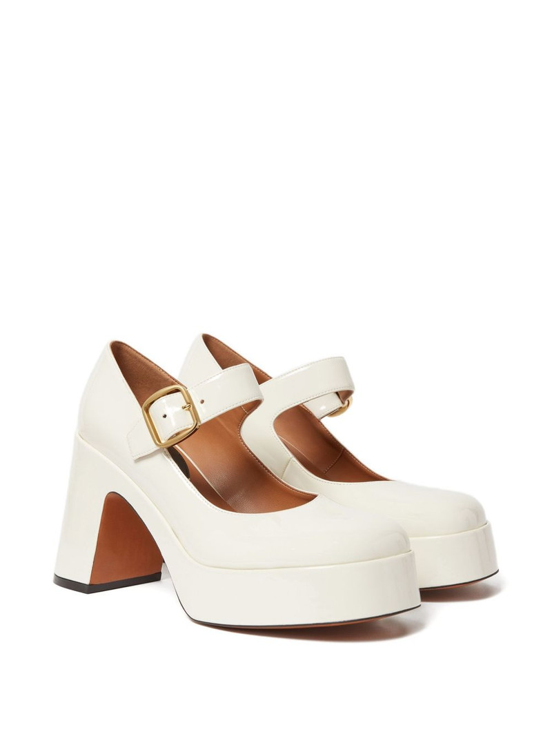 Stella McCartney buckle platform pumps outlook