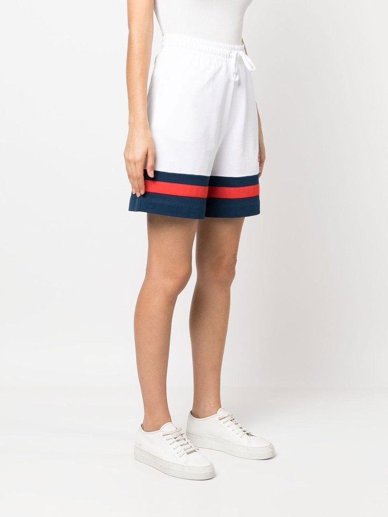 stripe-detail shorts 3