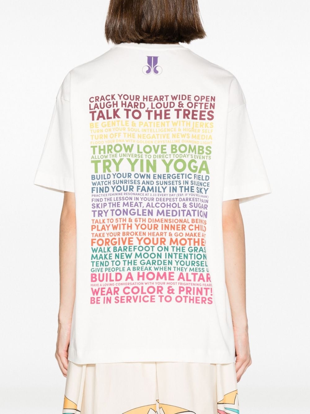 Raise Your Vibrations cotton T-shirt - 4