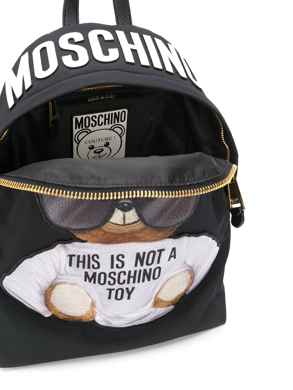 teddy bear logo backpack - 5