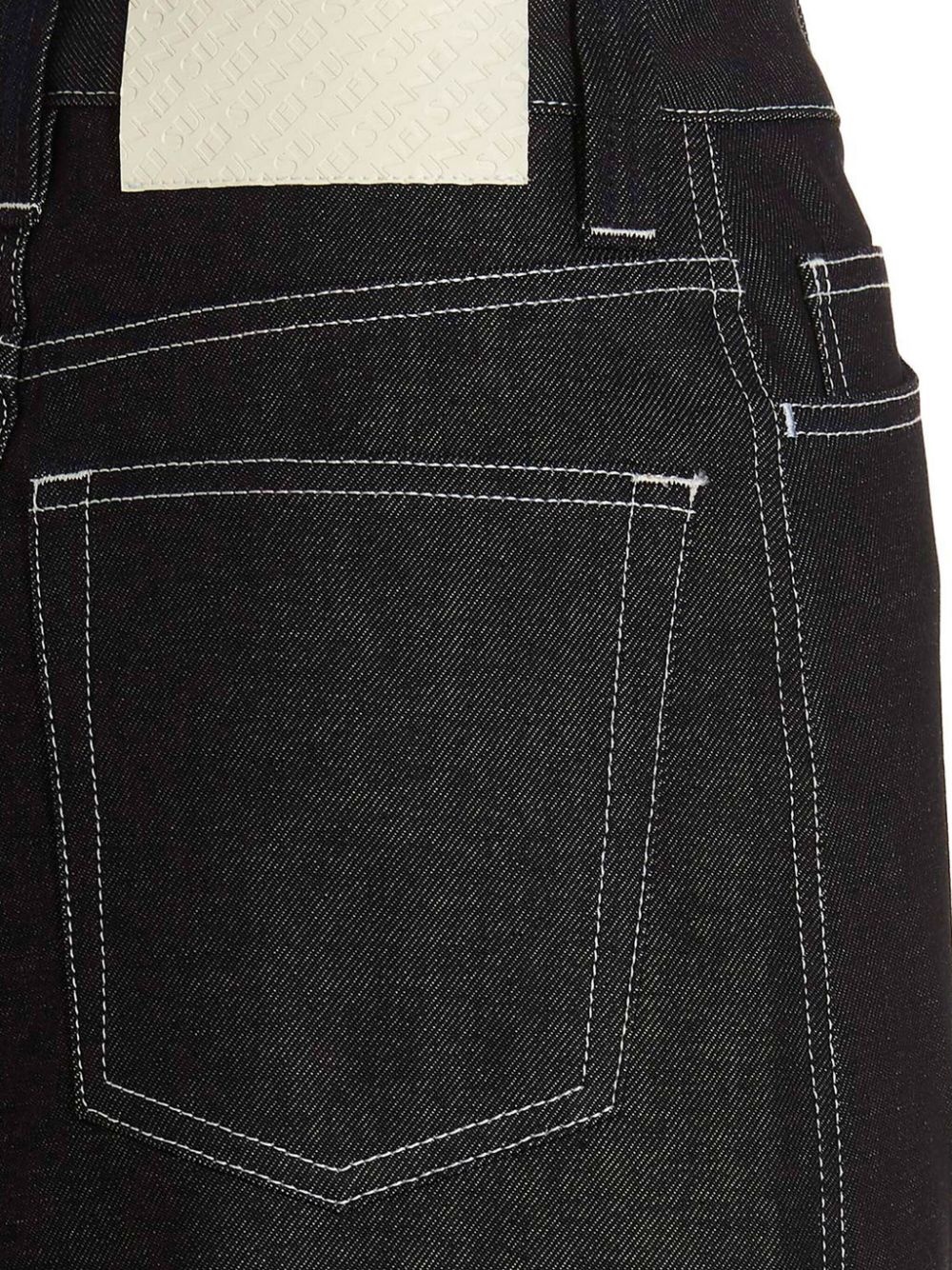 denim midi skirt - 4