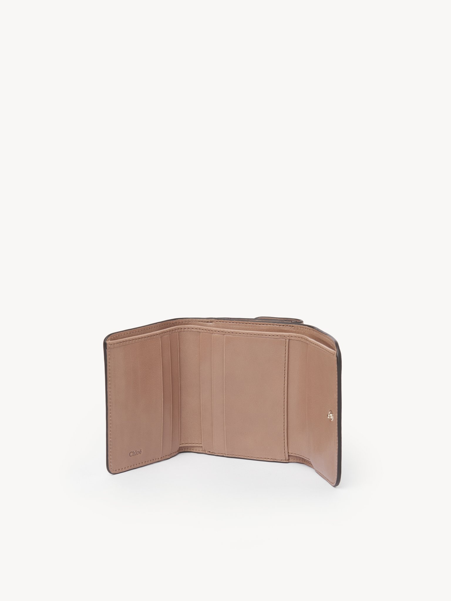 C CHLOÉ SMALL TRI-FOLD IN SHINY LEATHER - 3