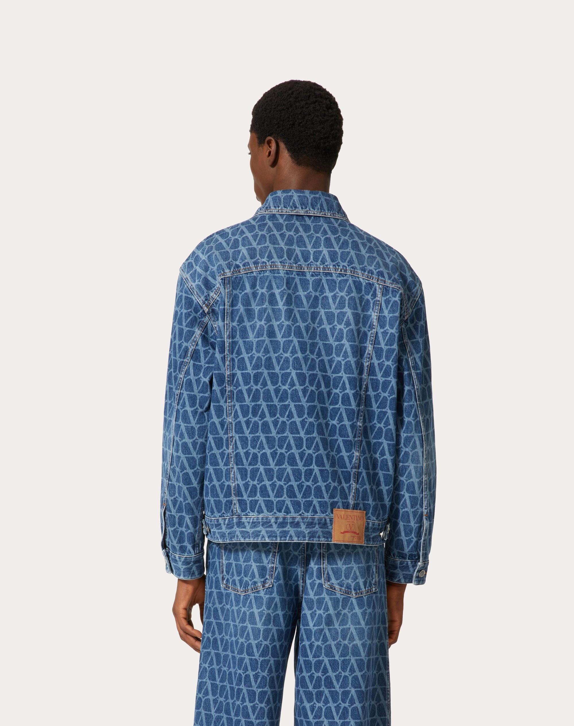 TOILE ICONOGRAPHE PRINT DENIM JACKET - 4