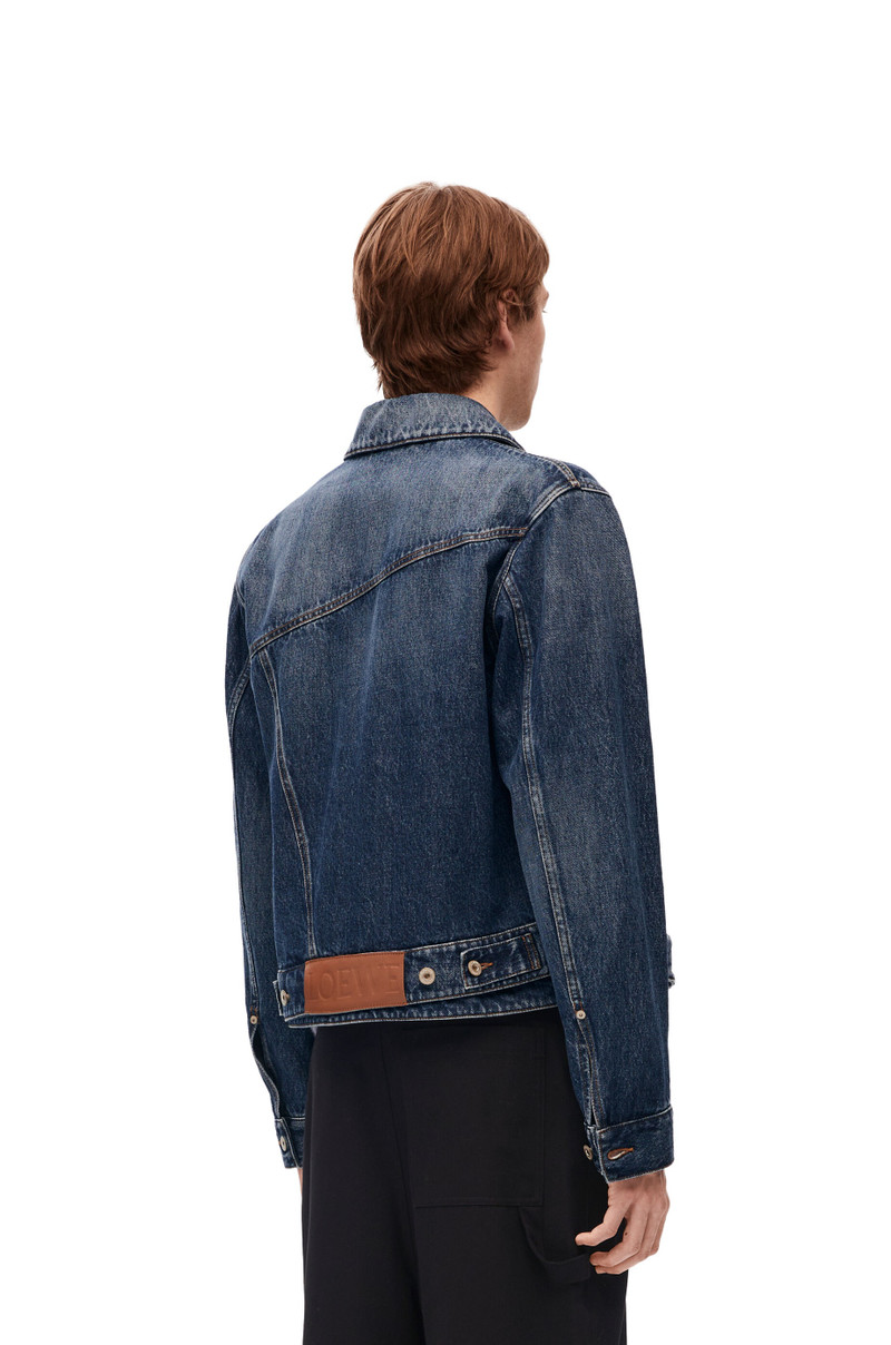 Deconstructed jacket in denim 4