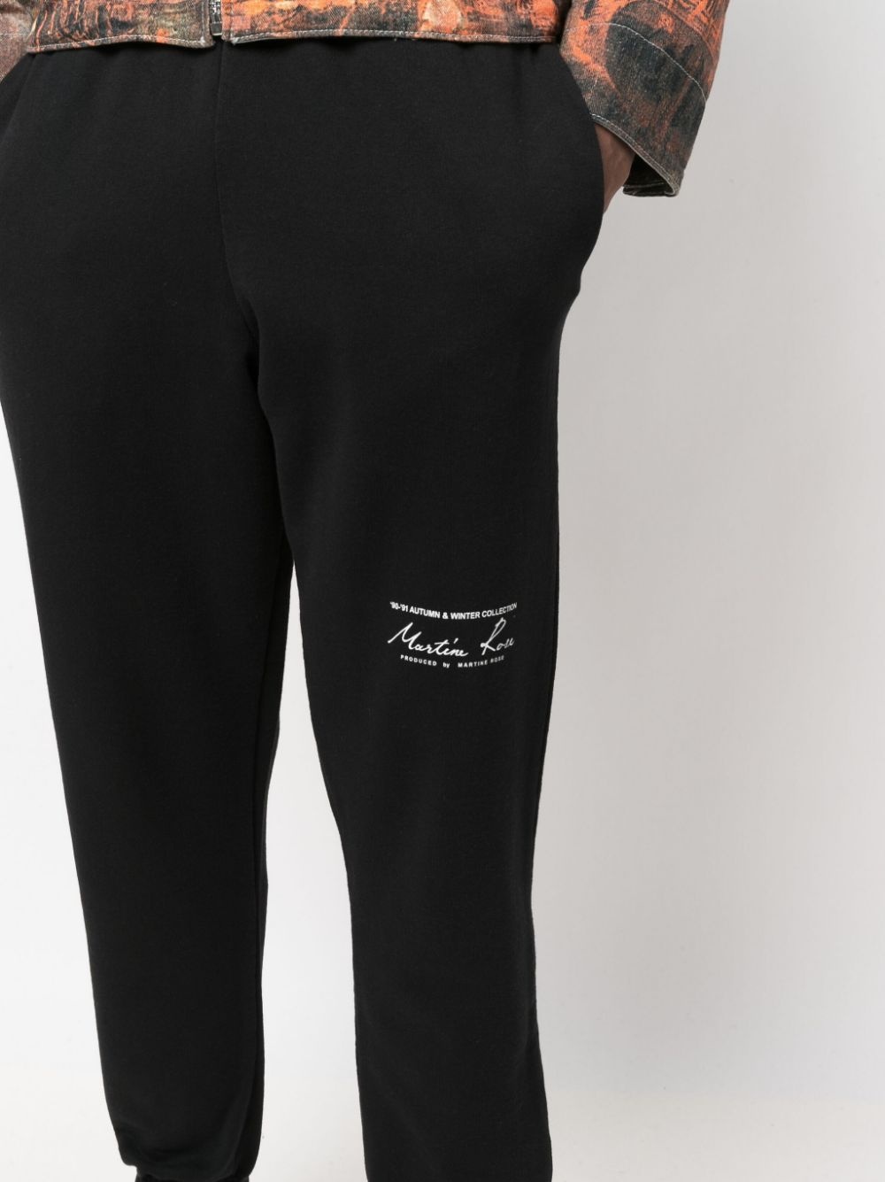 LOGO-PRINT SLIM-FIT TRACK PANTS - 4