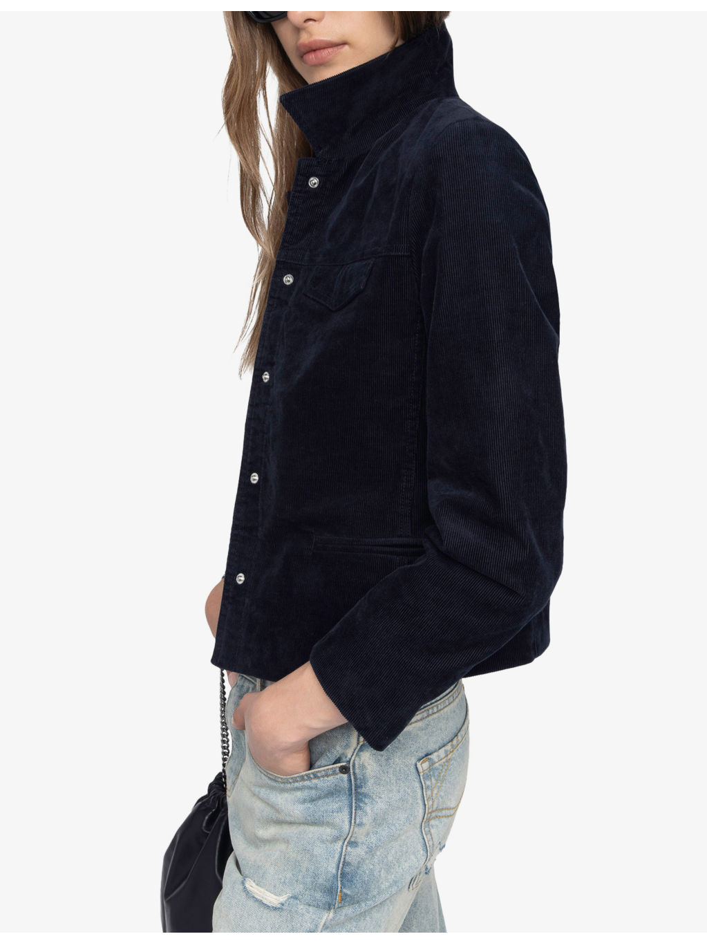 Liam Flap-Pocket Stretch-Cotton Corduroy Jacket - 6