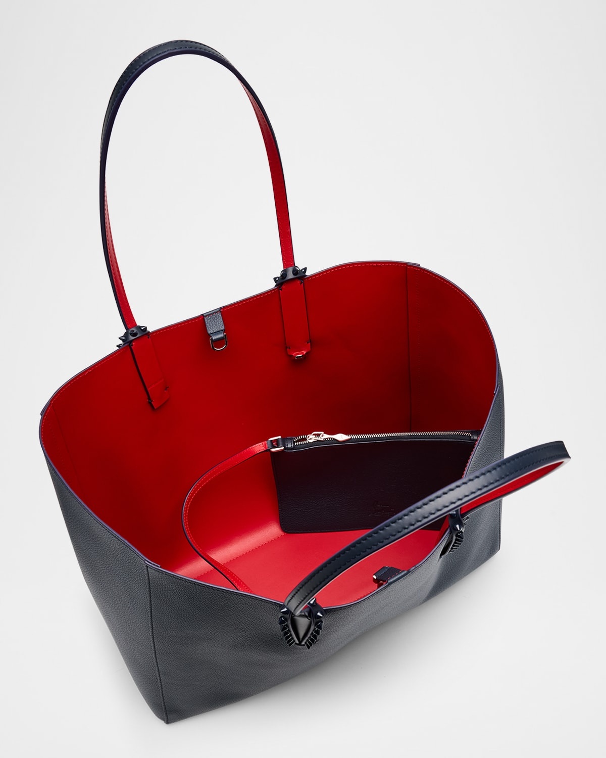 Cabata Soft Large Tote Bag in Grained Leather - 4