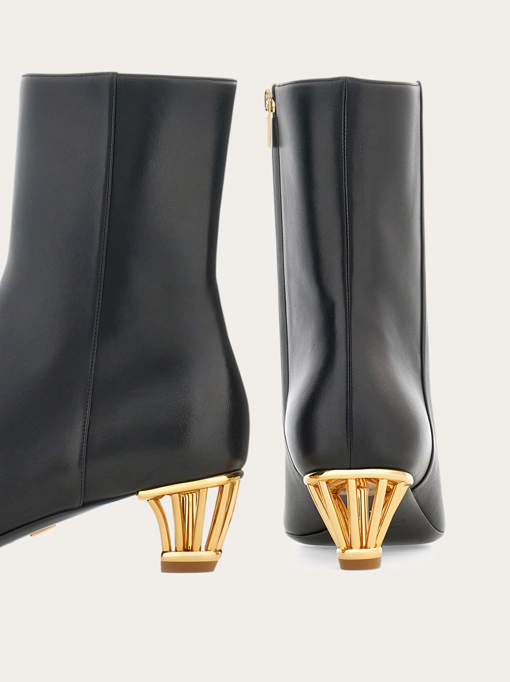 Cage heel ankle boot - 7