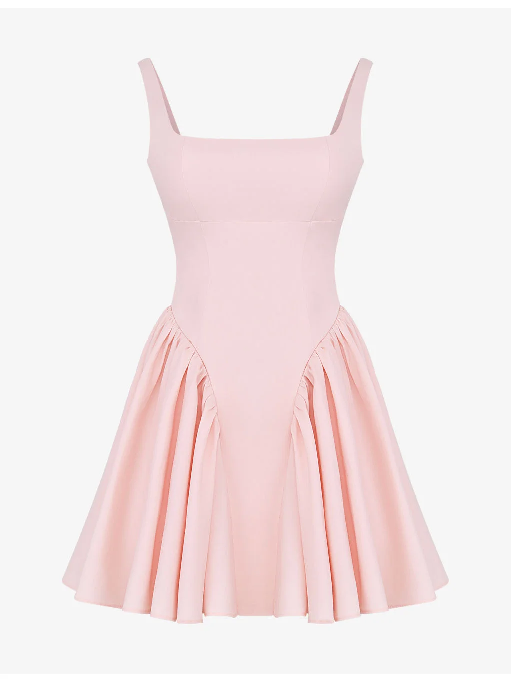 Florianne bow-embellished cotton and lyocell mini dress - 1