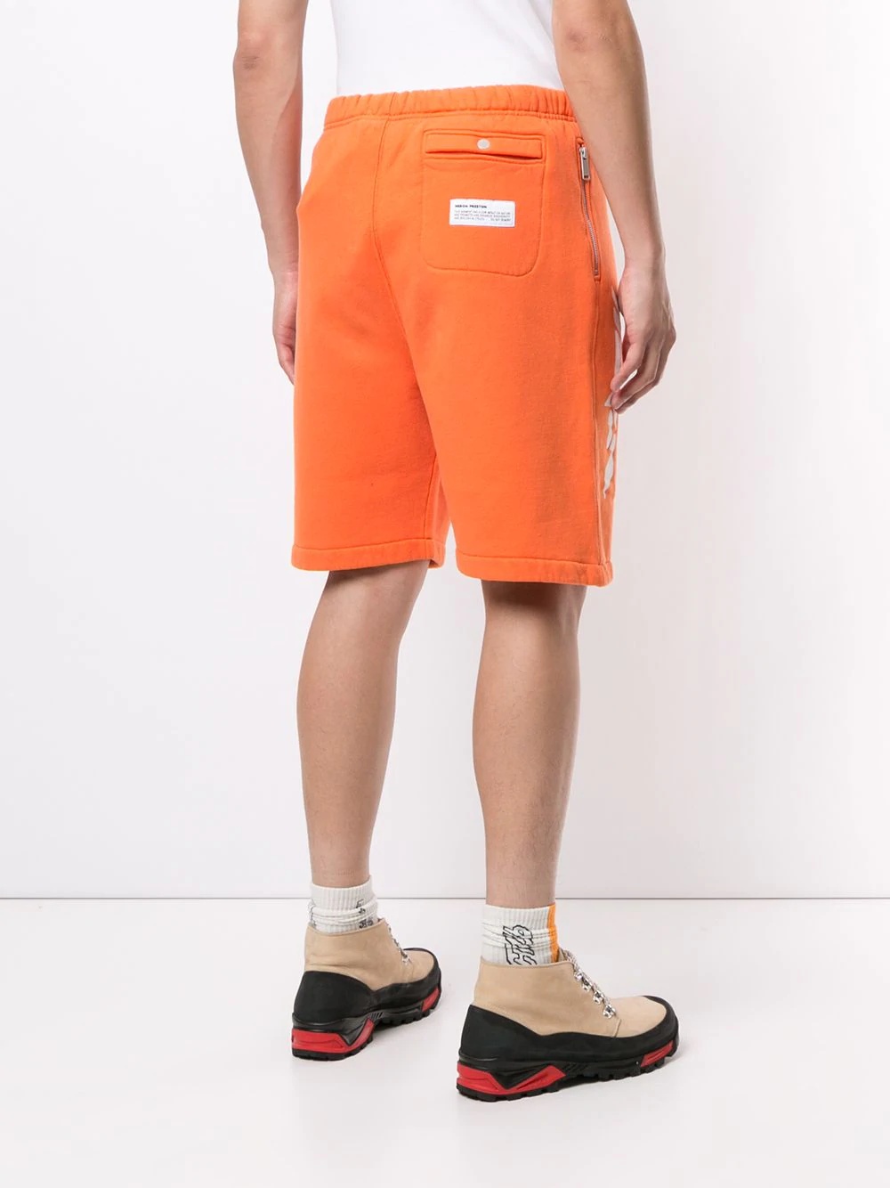 logo-patch track shorts - 4