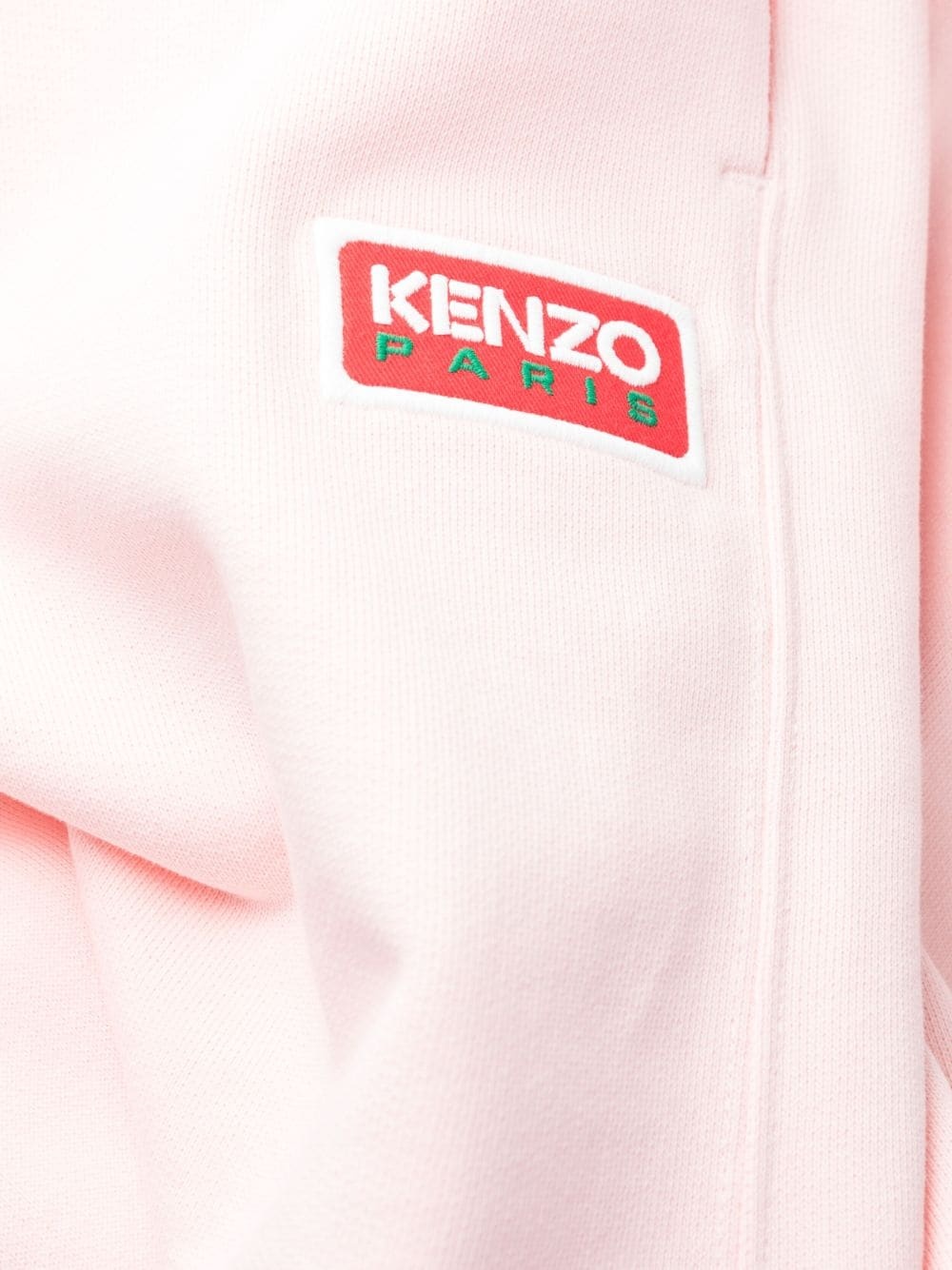 logo-embroidered cotton track pants - 6