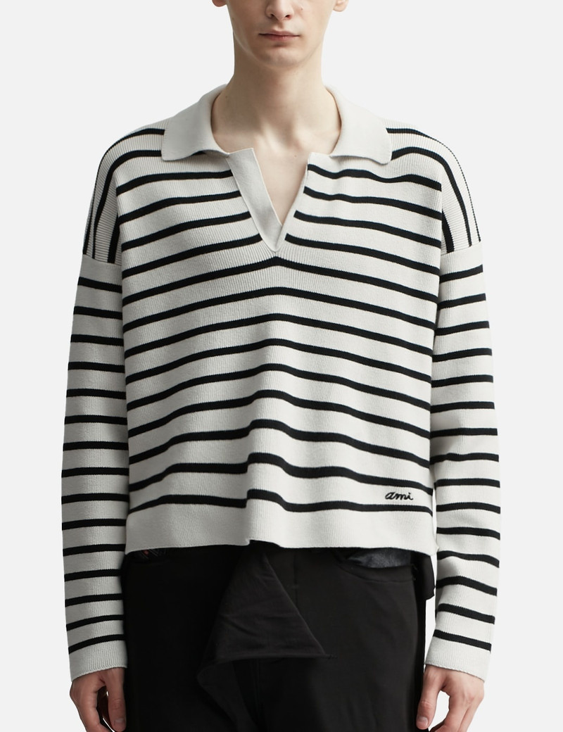 AMI EMBROIDERY SAILOR POLO 3