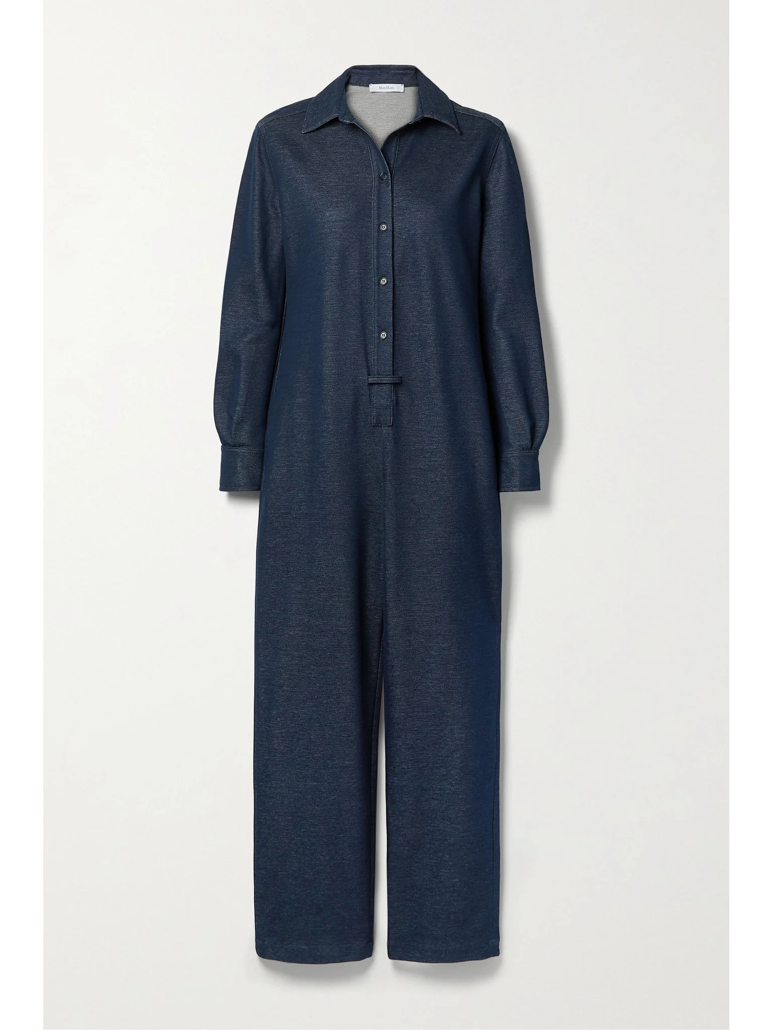 Oggetti cotton-blend chambray jumpsuit Blue - 1