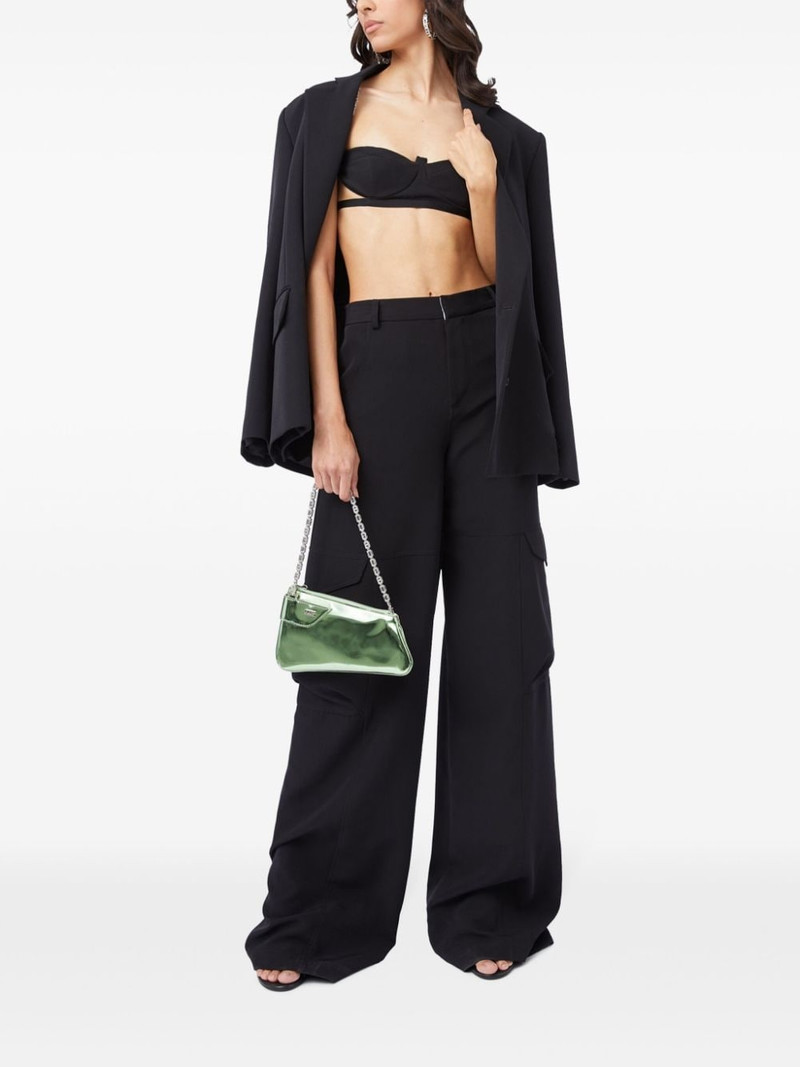 GCDS logo-chain bra top outlook