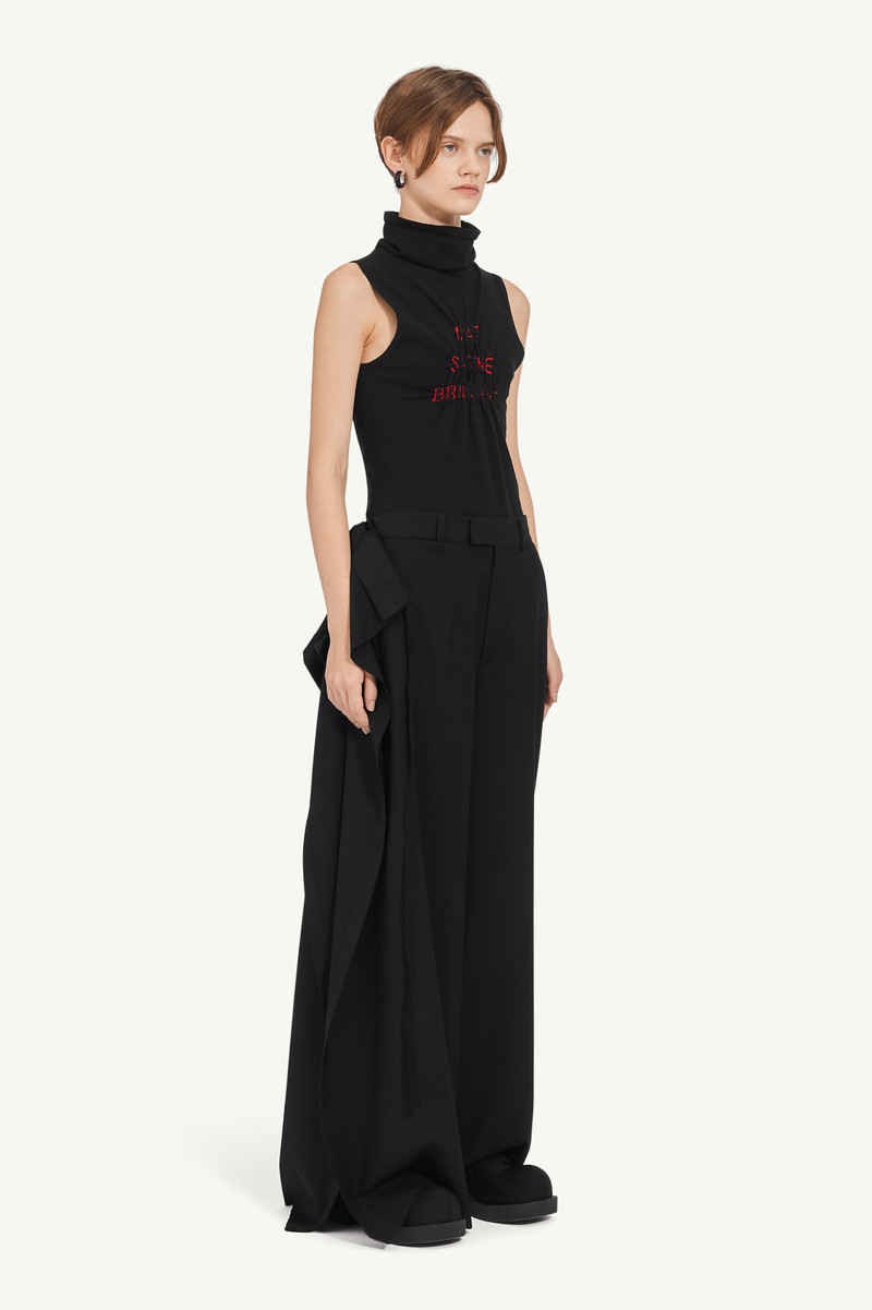 Tailoring Wool Canvas Trousers 3