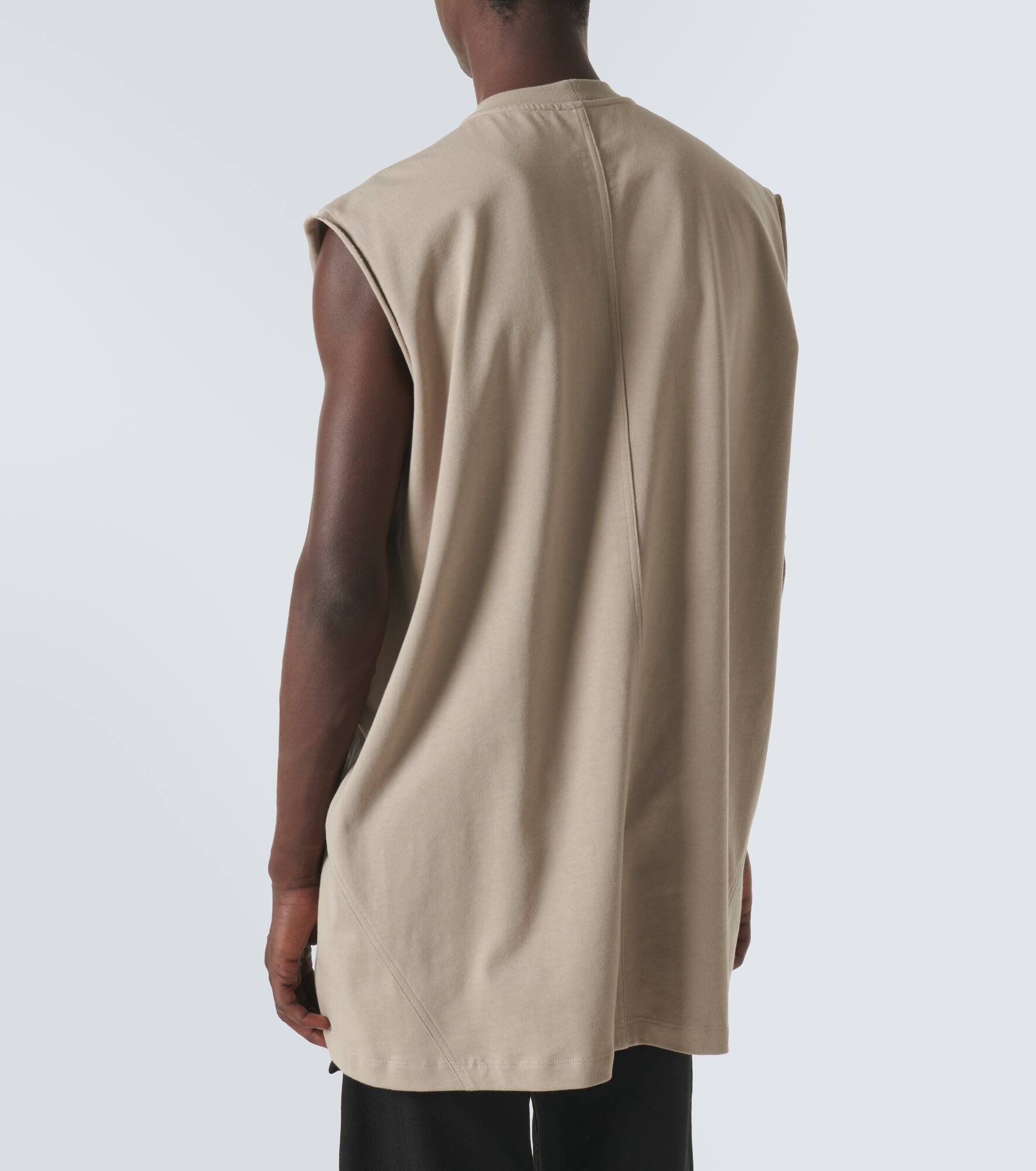 Splintered Tarp cotton jersey tank top - 4