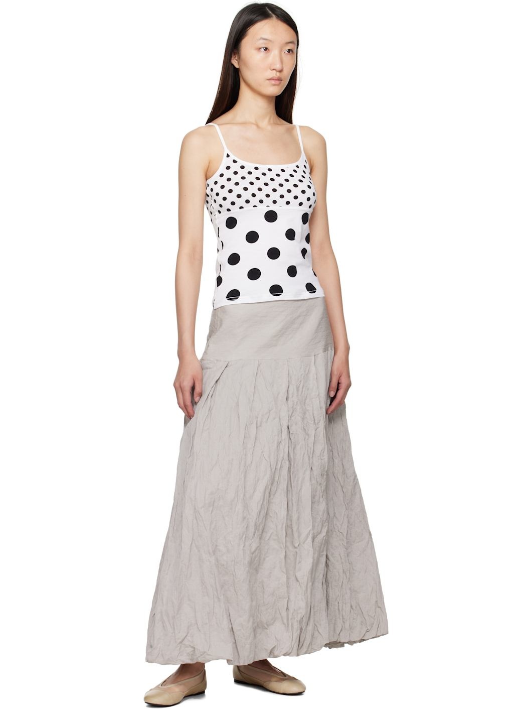Gray Sluto Maxi Skirt - 4