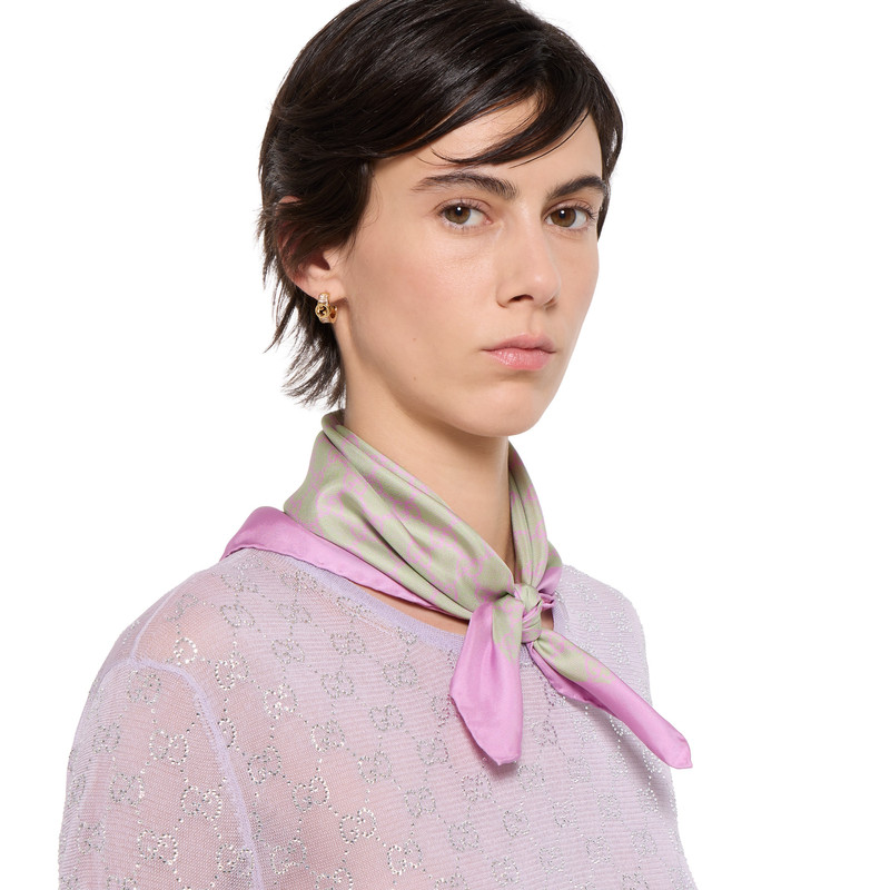 GG silk twill bandana 3